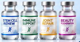 Stem Cell Renew, Immune Support, Joint Repair and Beauty Rejuvenation vials