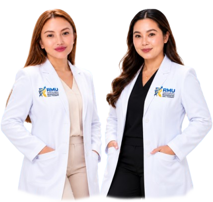 Two RMU Regenerative Cell Therapy doctors in white coats